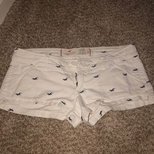 White Holister Shorts